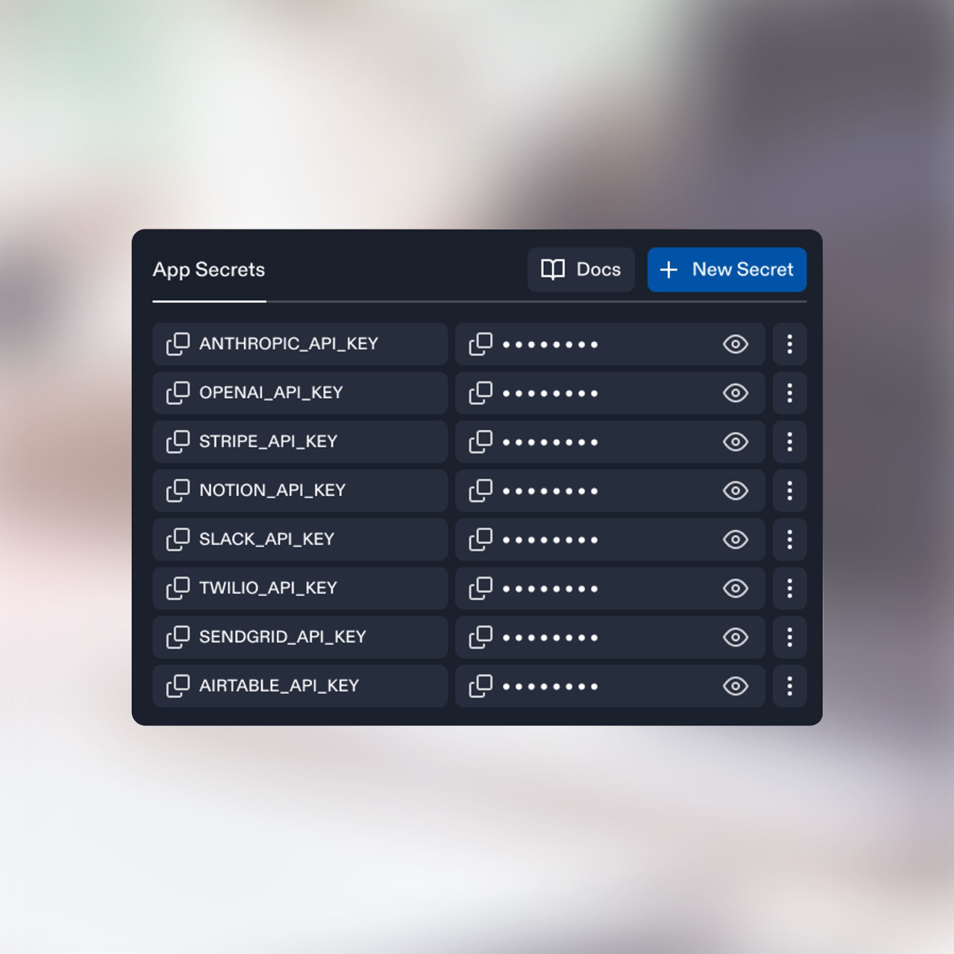 API Keys